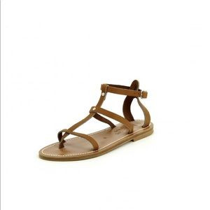 K. Jacques St. Tropez Antioche Sandal in Natural